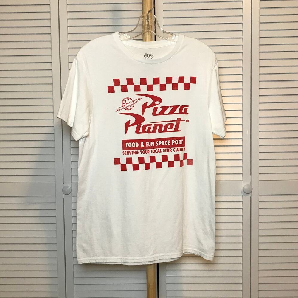 NWOT Disney Pixar Toy Story Pizza Planet Uniform T-shirt Adult M